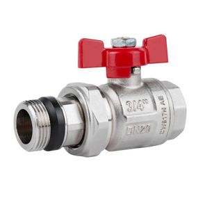 Кран кульовий "Американка" Icma 3/4" з антипротічкою прямий No348