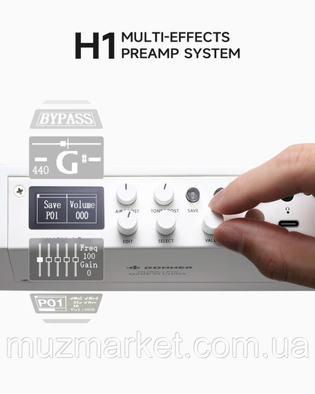 Silent гітара Donner HUSH-I PRO White | Зображення 8