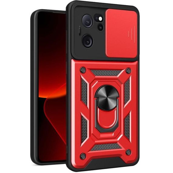 Чохол Ummi Camshield Serge Ring для Xiaomi 13T / 13T Pro Червоний | Зображення 1