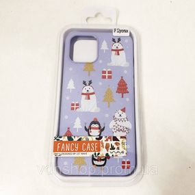 Чохол Apple Iphone 12 Pro Max. Різдво. Колір: фіолетовий BK-28