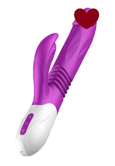 Вібратор для подвійної стимуляції Boss Series Expander and Thrusting Function Sex Aura