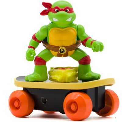 Ігровий набір Funrise TMNT Черепашки-ніндзя класичні Скейтбордист з лаунчером Рафаель (71043) | Зображення 1