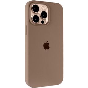 Чохол Silicone Case Full Protective (AA) для Apple iPhone 16 Pro Max (6.9") Коричневий / Brown