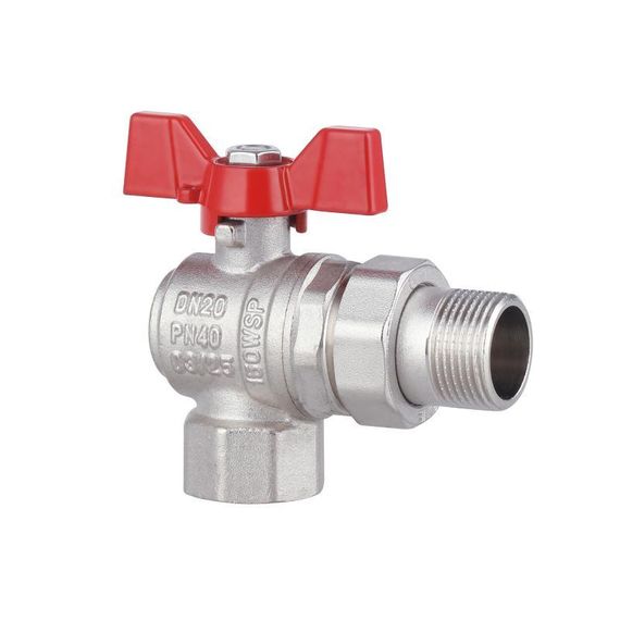 Кран кульовий "Американка" SD Forte 3/4" кутовий SF221W20 | Зображення 2