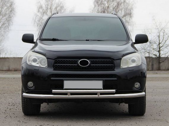 Передняя защита ST014 (нерж) 60/42 мм для Toyota Rav 4 2006-2013 гг