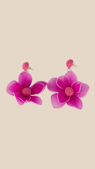 Сережки жіночі Квіти Color Pop LAWA WTJ02601 Малиновий shop (2000999550126)