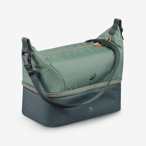 Ланч-бокс ізотермічний 100 1 л з пластиковим контейнером для їжі зелений - One Size