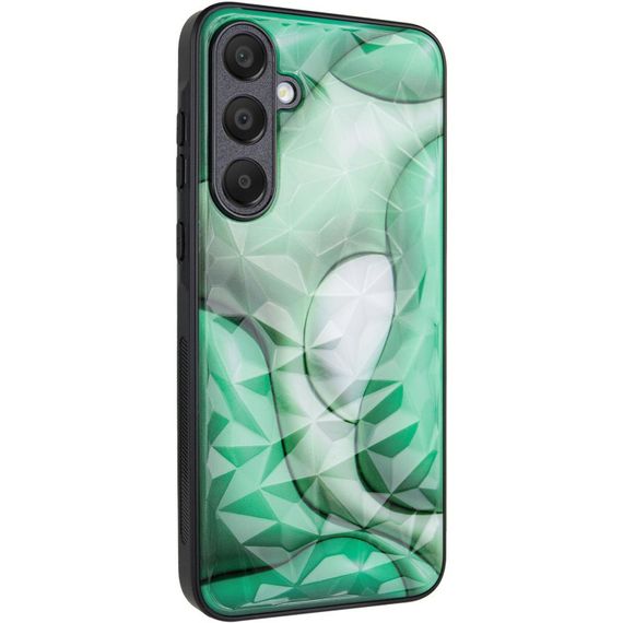 TPU+PC чехол Prisma BubbleGum для Samsung Galaxy A36 5G 3D Green
