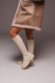 Чоботи жіночі 589544 Молочні 36 37 38 39 40