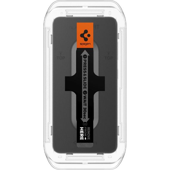 Скло захисне Spigen Samsung Galaxy S24+ tR EZ Fit HD (2 Pack) (AGL07432) | Зображення 6