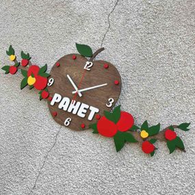 Настінний годинник з логотипом компанії Корпоративний подарунок тематичний брендований годинник