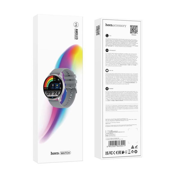 Смарт Годинник Hoco Y15 AMOLED Колір Чорний | Зображення 3