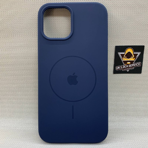 Чохол Iphone 12 Pro Max MagSafe SoftTouch м'який Протиударний Синій