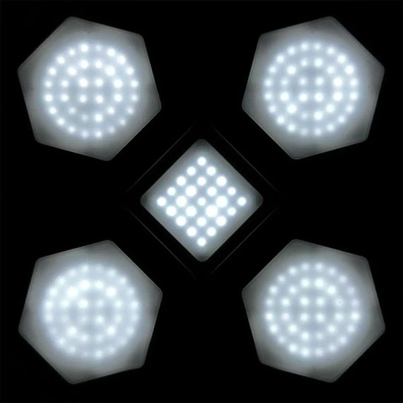 Світильник із сонячною панеллю та повербанком, до 10 годин, 5000мАг, 169LED / Кемпінговий підвісний ліхтар / Розкладна лампа з | Зображення 3