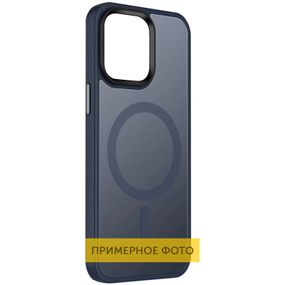 TPU+PC чохол Metal Buttons with MagSafe Colorful для Apple iPhone 16 (6.1")
