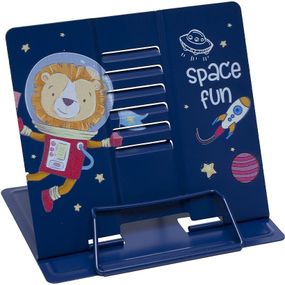 Подставка для книг "Space Fun" LTS-8207(Dark-Blue) металлическая