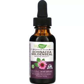 Эхинацея Nature's Way Echinacea Goldenseal Alcohol Free 99.9% 1 fl oz 30 ml