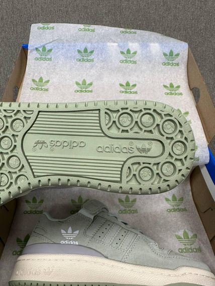 Кросівки жіночі Ad-idas Forum Low Green Suede | Зображення 4