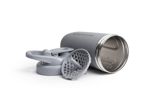 Шейкер спортивний SmartShake металевий Reforce Stainless Steel 30oz/900ml Gray (Original) | Зображення 2