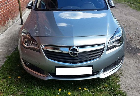 Передня Lip накладка DPT (Під фарбування) для Opel Insignia 2008-2017 рр