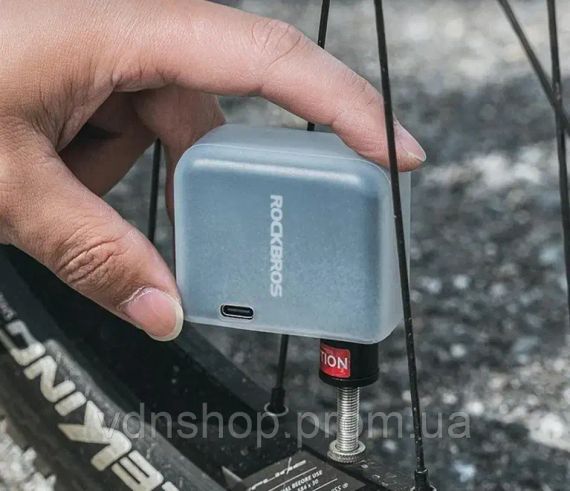 Портативний електричний насос ROCKBROS AS1 Mini з високим тиском, з наконечником для вентиля FV/AV, для дорожніх та гірських | Зображення 1