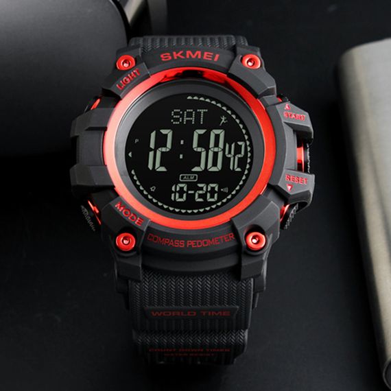 Skmei 1356RD Black-Red + Compass SALE | Зображення 3