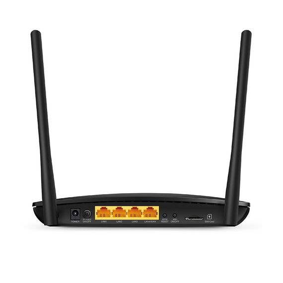 4G-Маршрутизатор TP-LINK TL-MR6400 N300 4G LTE 3xFE LAN 1xFE WAN 1xSim Card Slot (TL-MR6400) | Зображення 3