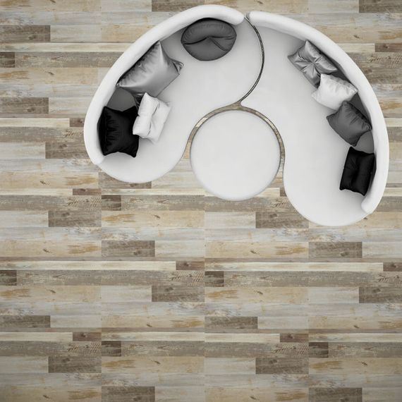 Самоклеюча вінілова плитка 152.4х914.4х1.5мм Мозаїка світла, ціна за 1 шт. (СВП-7) Матова SW-00000288 | Зображення 5