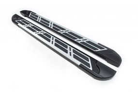 Бокові пороги Sunrise (2 шт., алюміній) Коротка база для Volkswagen T5 Caravelle 2004-2010 років