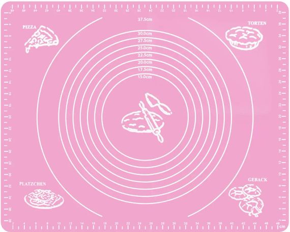 Силіконовий килимок для випічки Benson BN-022 (64*45 см) килимок кондитерський Бенсон, килимок для тесту Бенсон