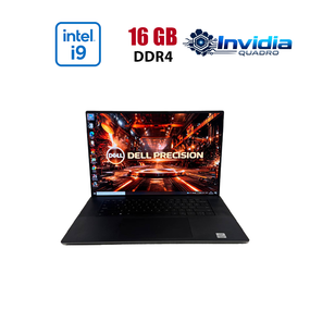 Мобільна робоча станція Б-клас Dell Precision 5750 / 17.3" (1920x1200) IPS / Intel Core i9-10885H (8 (16) ядер по 2.4 - 5.3 GHz) / 16 GB DDR4 / 512 GB SSD / nVidia Quadro RTX 3000 Max-Q, 6 GB GDDR6, 192-bit / WebCam б/в
