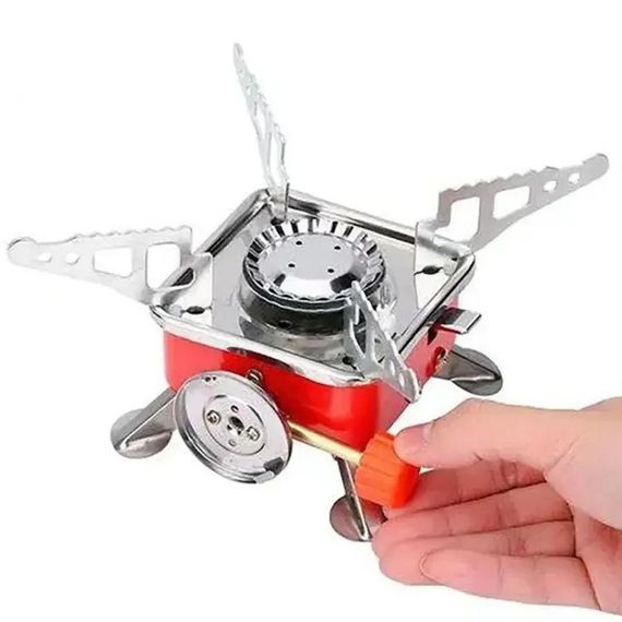 Мини-плита для туризма, Портативные газовые горелки, Газовая горелка для продуктов JA-17 | Зображення 2