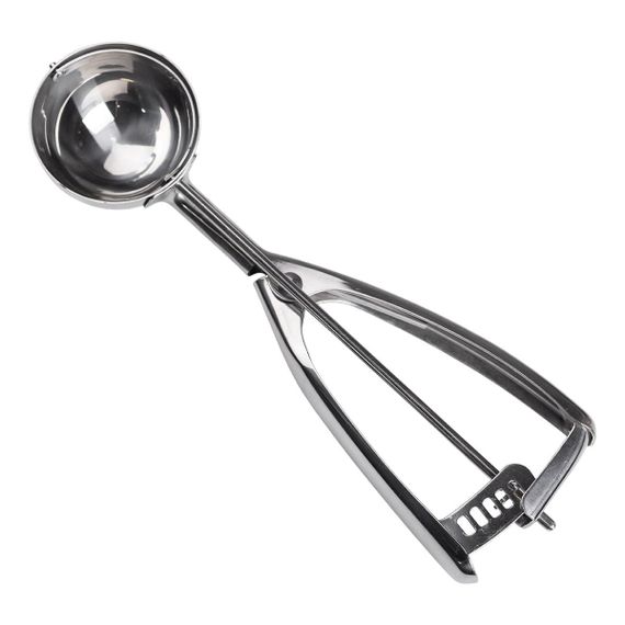 Кругла ложка для морозива 21×6.5×3.5 см з нержавіючої сталі HP-19-20-5.4x21.3CM | Зображення 1