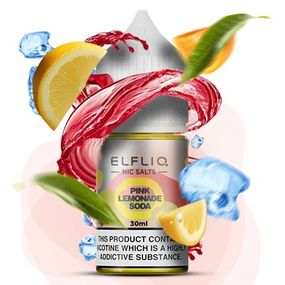 Жидкость ELFLIQ 30 мл 5%. Розовый Лимонад Сода (Pink Lemonade Soda)