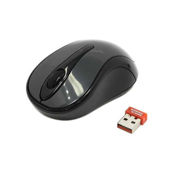 Мишка A4Tech G3-280N Glossy grey | Зображення 2