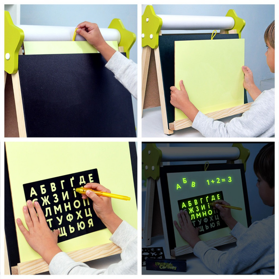 Мольберт дитячий настільний Двосторонній "5 в 1" Lumik LMA5N | Зображення 7