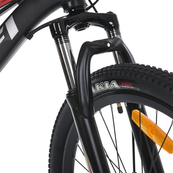 Велосипед MTB2601-2, 26 дюймов, алюминиевая рама 13 Shimano 21SP черный | Зображення 4