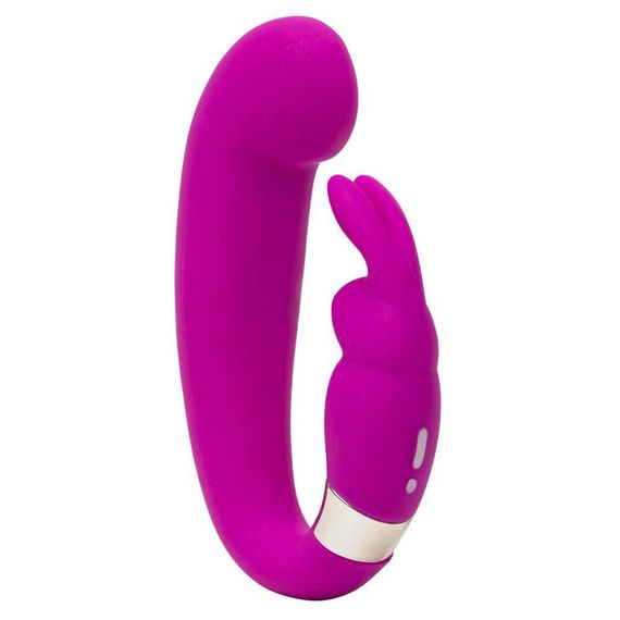 Подвійний вібратор Happy Rabbit G-Spot Clitoral Curve Vibrator Sex Aura