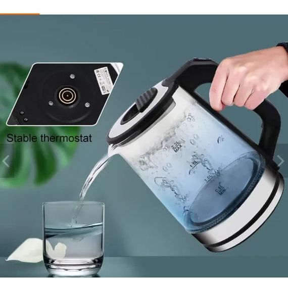 Електричний скляний чайник RAF R.7846, 2.3 л, KM-836 2000 Вт | Зображення 4