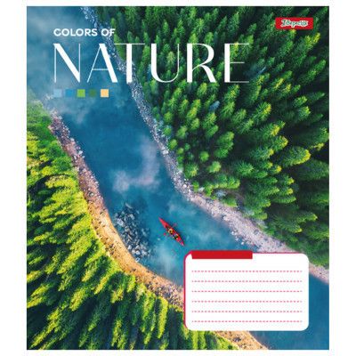Тетрадь 1 вересня А5 1В Colors of nature 48 листов клетка (767359) | Зображення 3