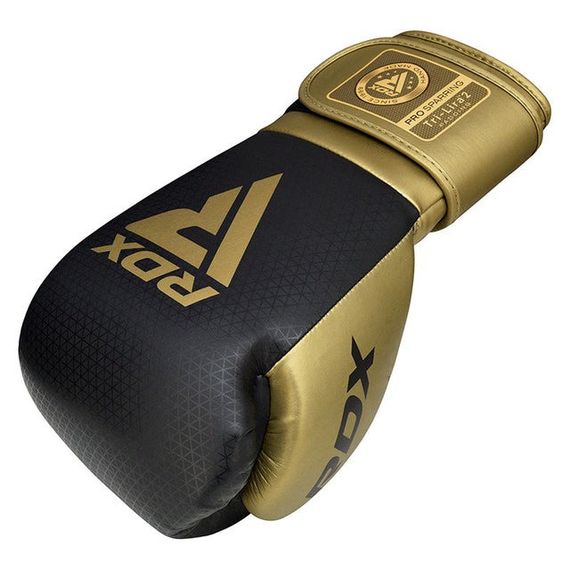 Боксерські рукавиці RDX MARK PRO SPARRING TRI LIRA 2 GOLDEN-12 унцій (капа в комплекті) | Зображення 2