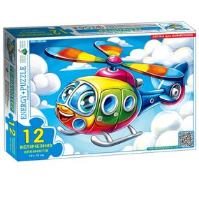 Пазл дитячий Вертоліт 88182, 12 великих елементів