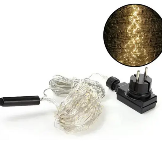 Новорічна гірлянда кінський хвіст 500 LED 20 ниток Warm White, світлодіодна гірлянда пучок знижка | Зображення 3