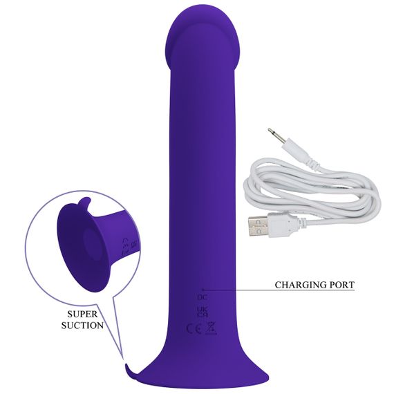 Вібратор PRETTY LOVE Murray - Youth, 12 pulse wave settings 12 vibration functions Suction base sexstyle | Зображення 3