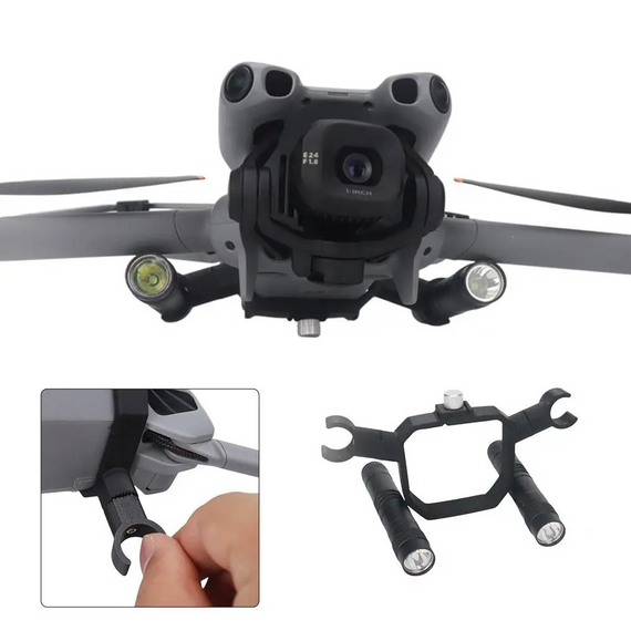 Підсвітка для дрона DJI Mini 5 Pro Night Flight LED Black з кріпленням (DJI-M5P-LIGHT) | Зображення 3