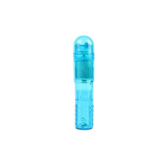 Міні-вібратор із змінними насадками Chisa Basic Luv Theory Ultimate Massager, блакитний Sex Aura | Зображення 2
