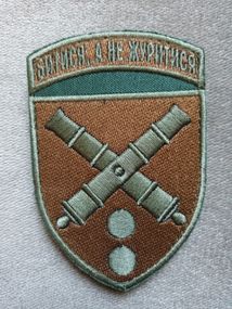 Шеврон 43 окрема артелерійська бригада (польовий)