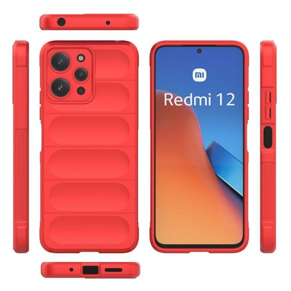 Чохол силіконовий MagCase для Xiaomi Redmi 12 колір Червоний | Зображення 2