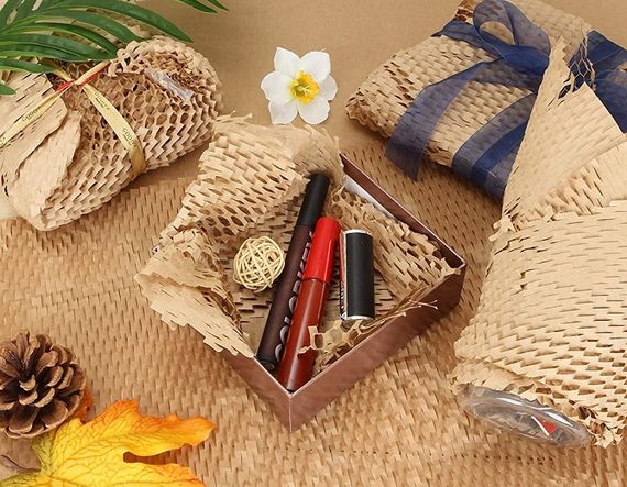 Cотовая крафт-бумага PaperPack, рулон - 28 см х 100 м, коричневая | Зображення 7