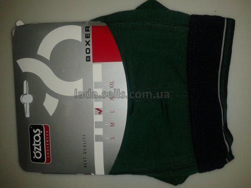 Чоловічі труси-боксерки. Модель 1717 OZTAS зелений | Зображення 1
